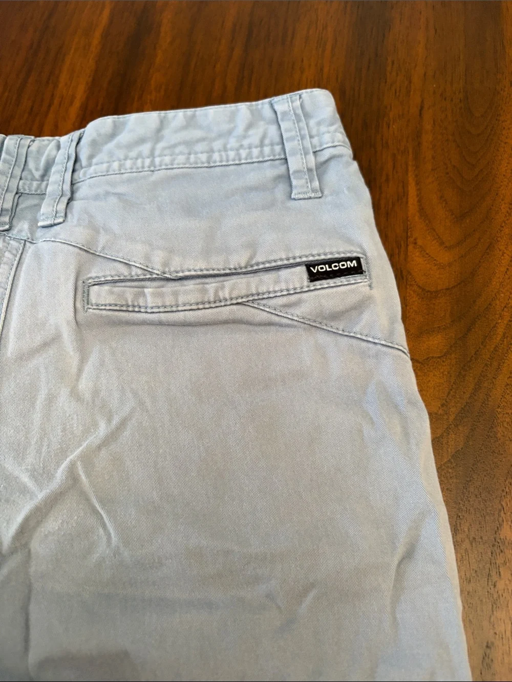 Boys Volcom Light Blue Casual Shorts